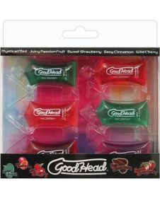 GoodHead Oral Sex Pillow Packs 6 Piece Assorted Flavors