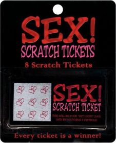 Sex! scratch tickets