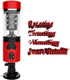 Thrusting Rotation Masturbator Machine (Color: Red)